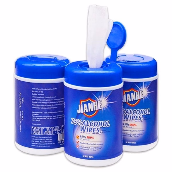 Stock 100pcs/pack Alcohol Wipes