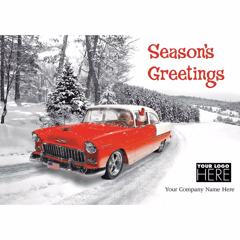 Classically Cool Holiday Logo Cards