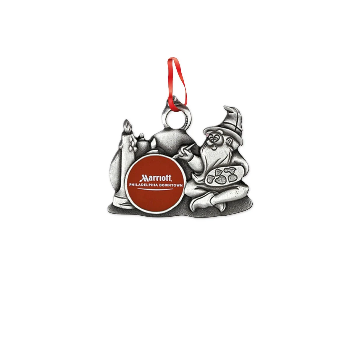 3D Ornament (1.875"x 1.5" Elf Decorating) 1