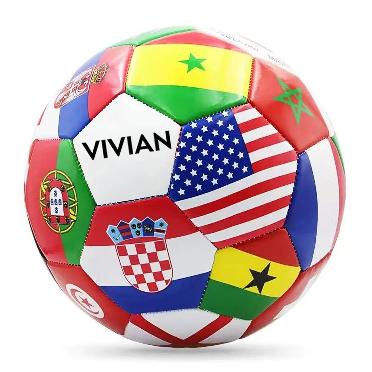 PVC National Flag Soccer Ball 1