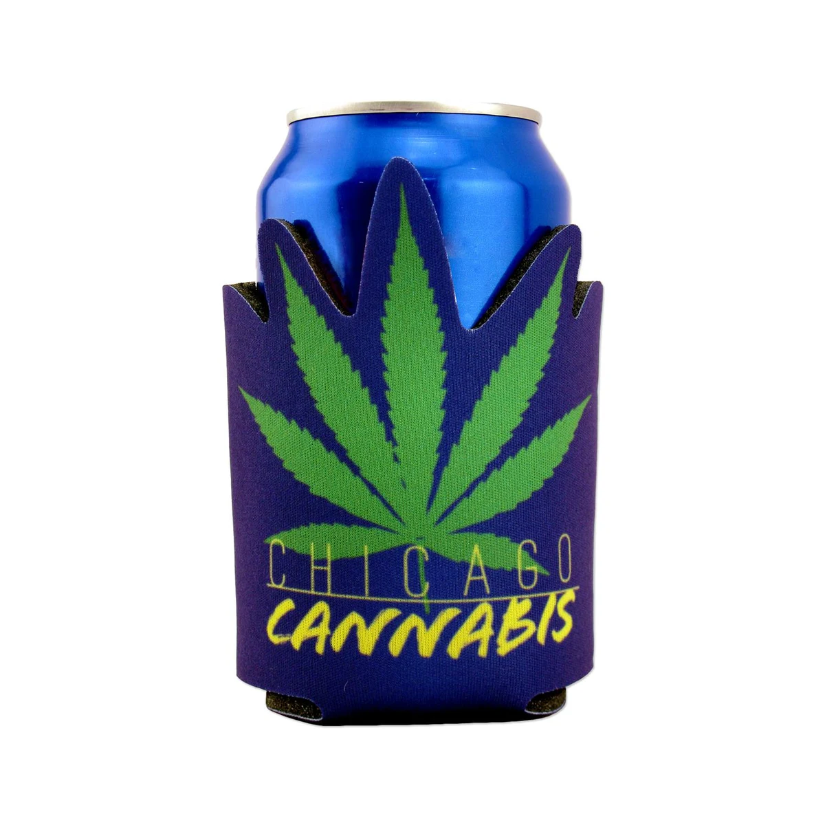 USA Made Dye Sub Cannabis Shaped Cooler 1