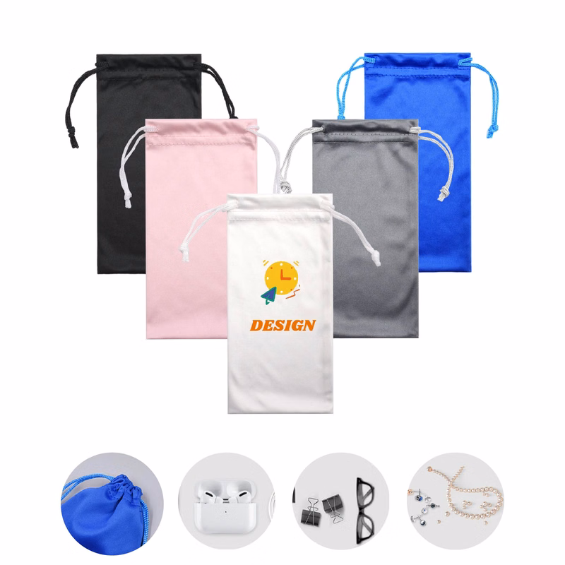 MOQ 20 pcs Microfiber Glasses Pouch