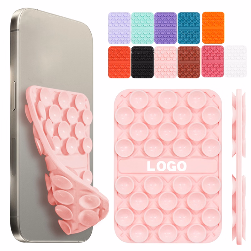 Rubber Suction Phone Holder with Case Mount