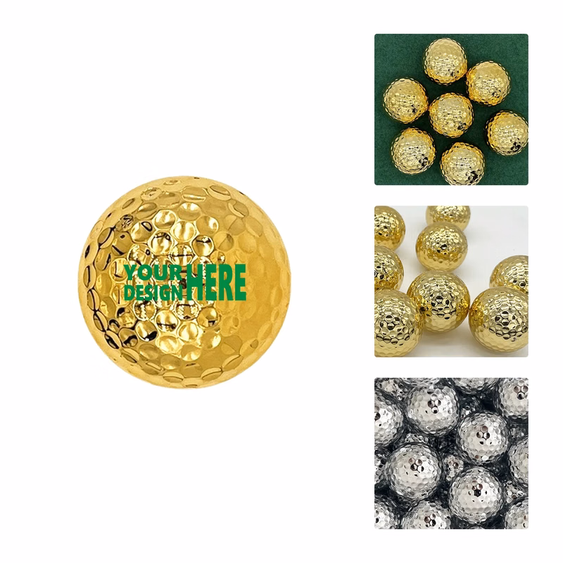 Gold Plated Golf Ball for Promotional and Display Purposes