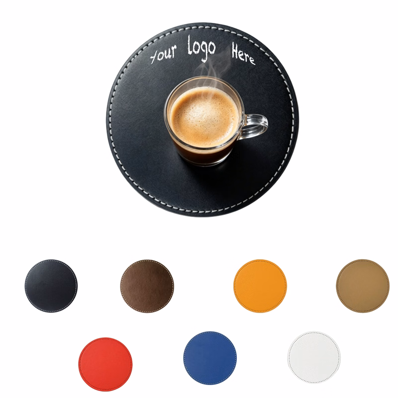 PU Leather Heat Insulating Coaster