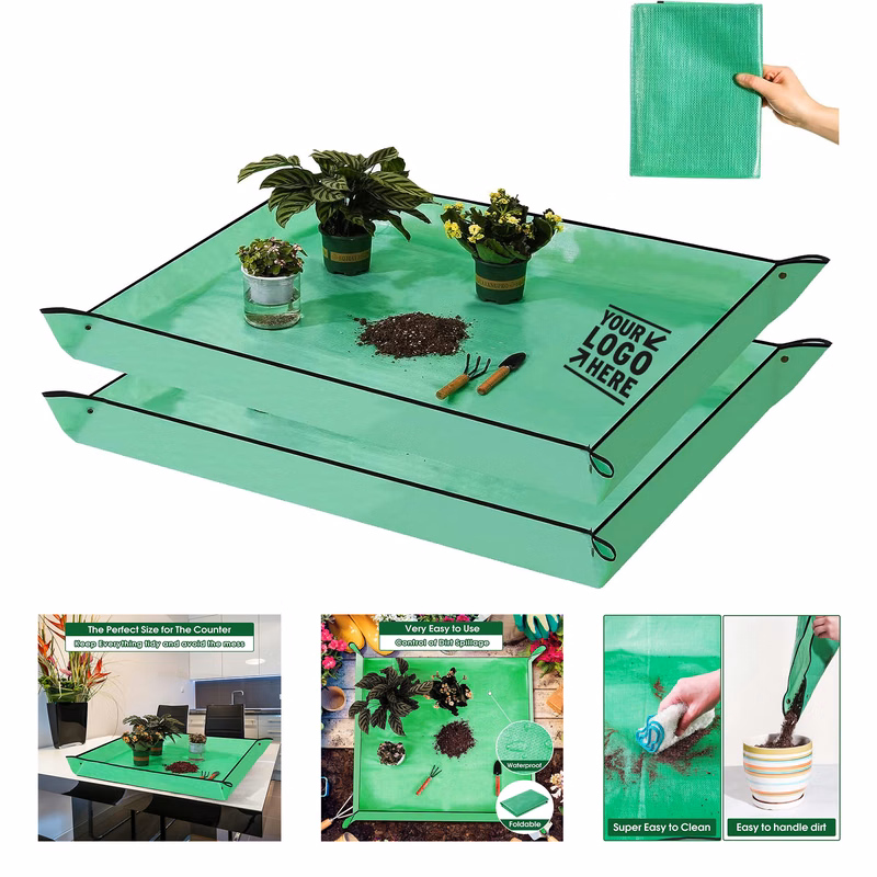 Portable Potting Tray Large Plant Repotting Foldable Waterproof Gardening Mat