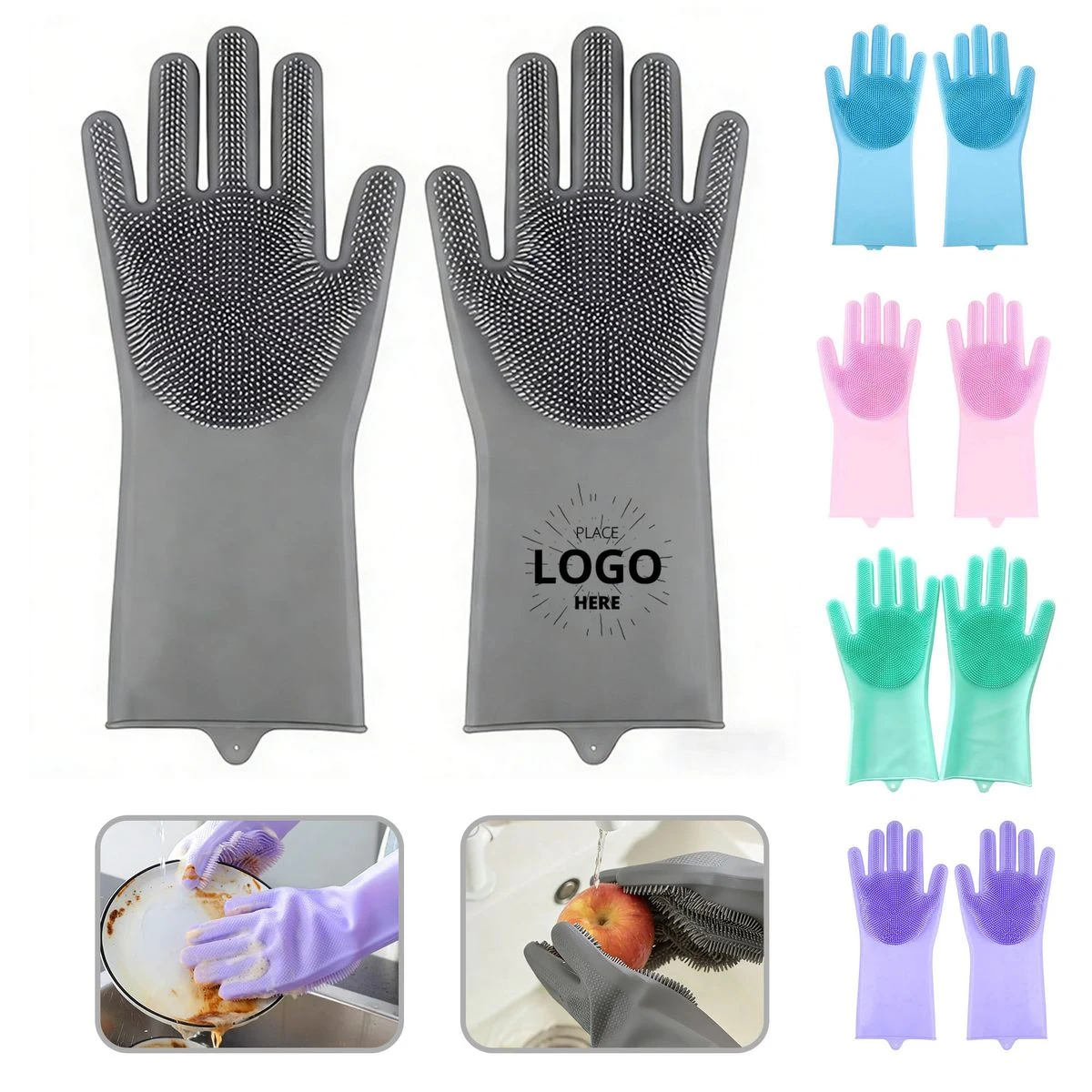 Food Grade Silicone Magic Scrubber Glove 1