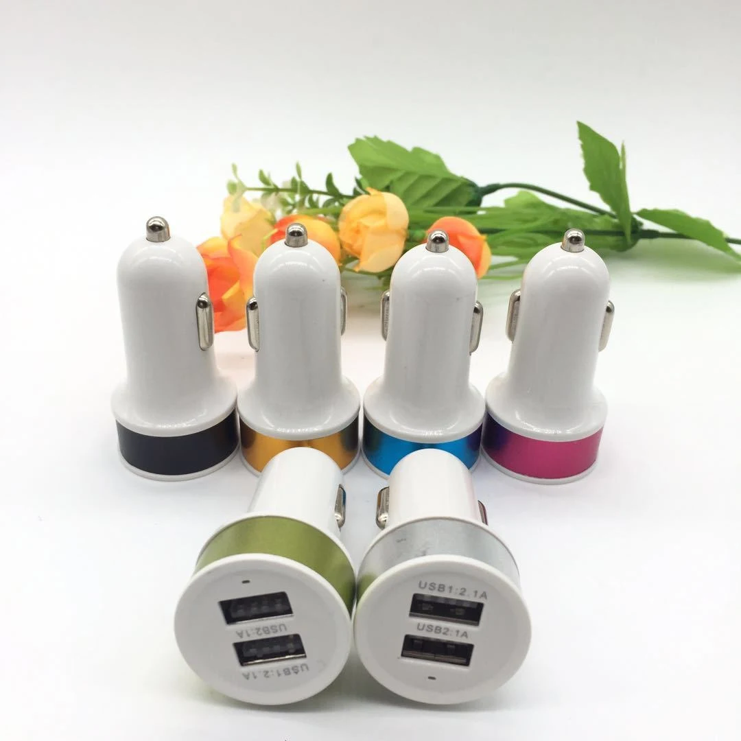 SM00312 - Round Dual USB Car Charger 1