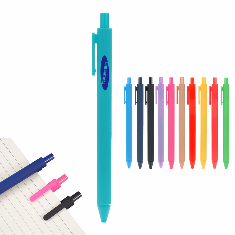 Vibrant Retractable Ballpoint Writing Tools