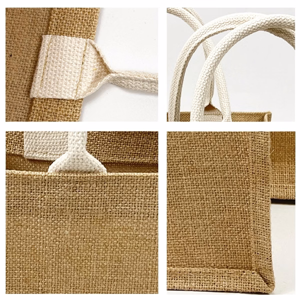 Reusable Jute Grocery Bag MOQ50pcs