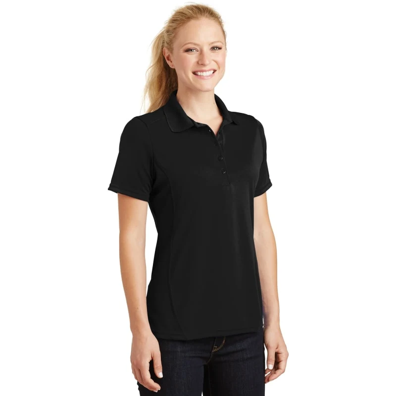 Sport-Tek Women's Dry Zone Raglan Accent Polo. 1