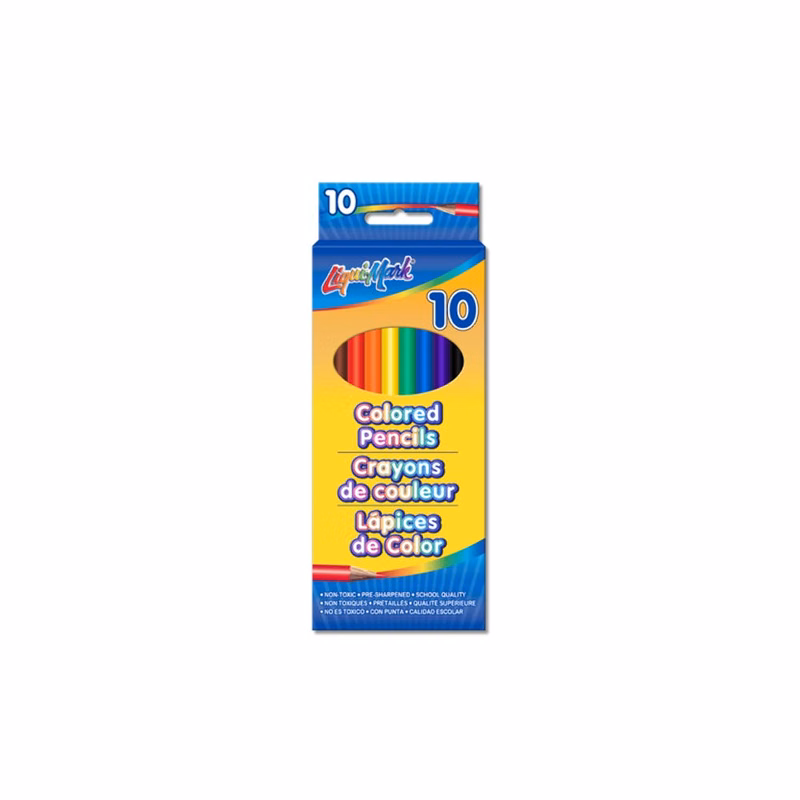 Colored Pencils - 10 Count Pre-sharpened