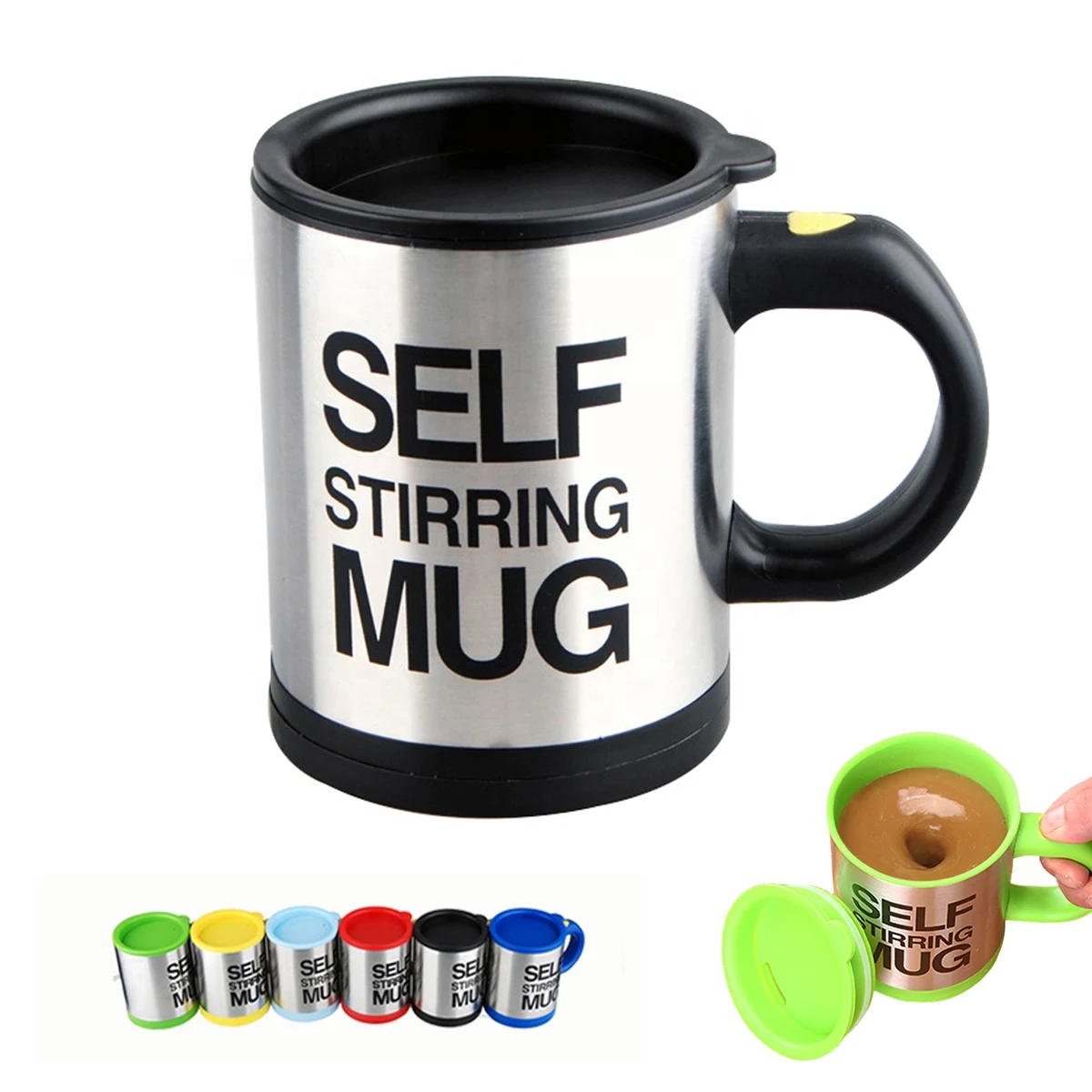 Self Stirring Mug Auto Stainless Steel Cup 1