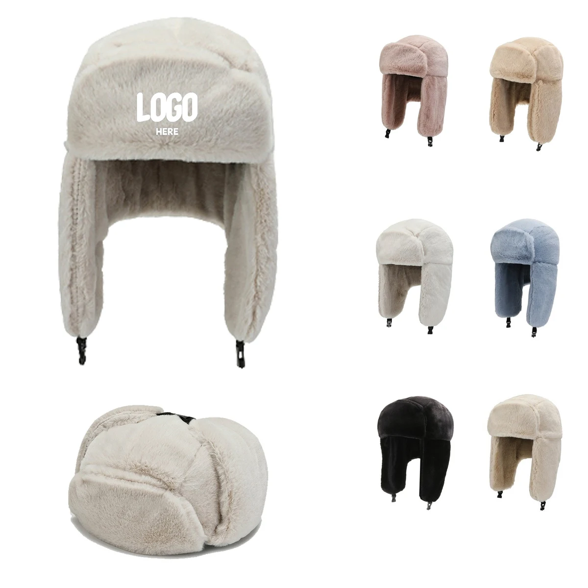 Thick Plush Earmuffs Hat 1