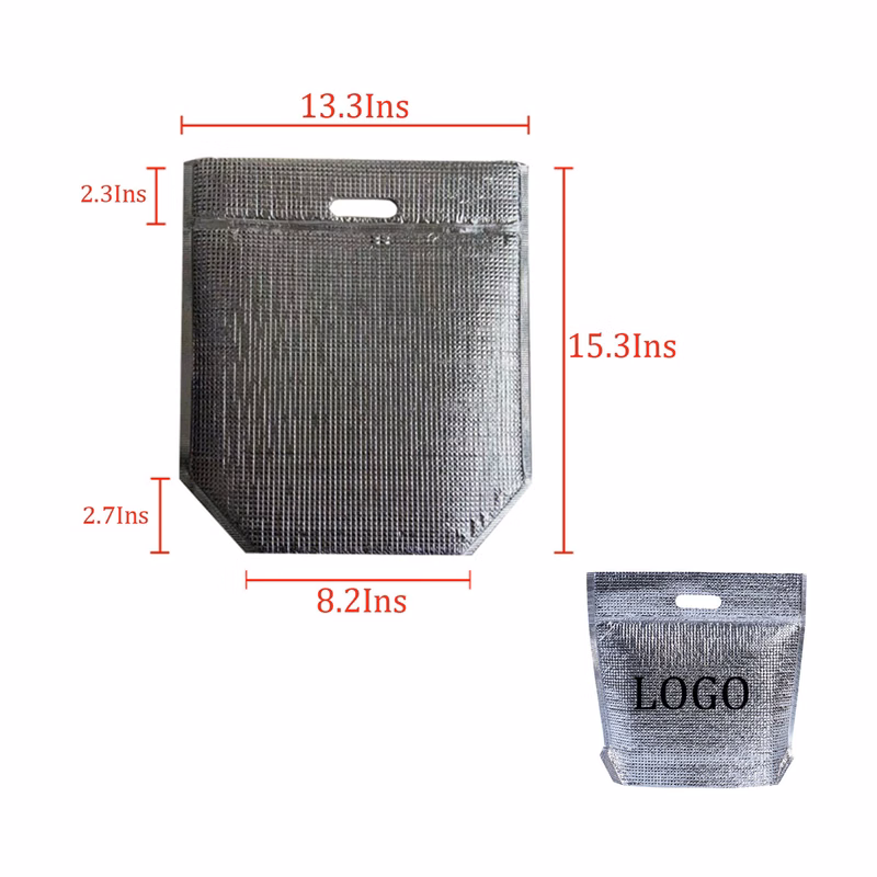 Disposable Portable Three Dimensional Thermal Insulation Bag