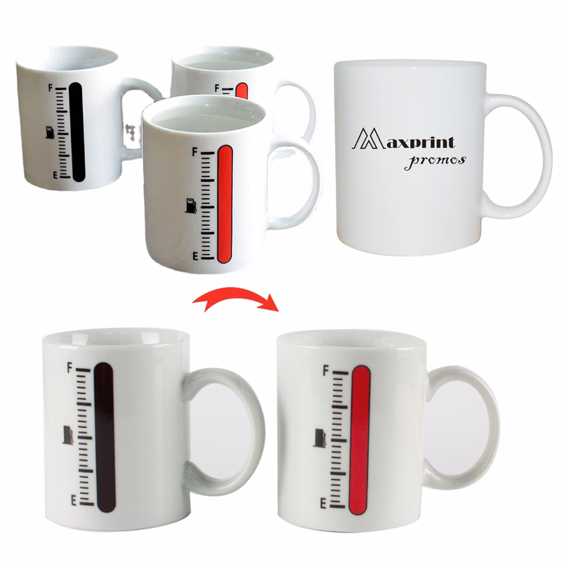 Heat-Activated Color-Changing Ceramic Mug