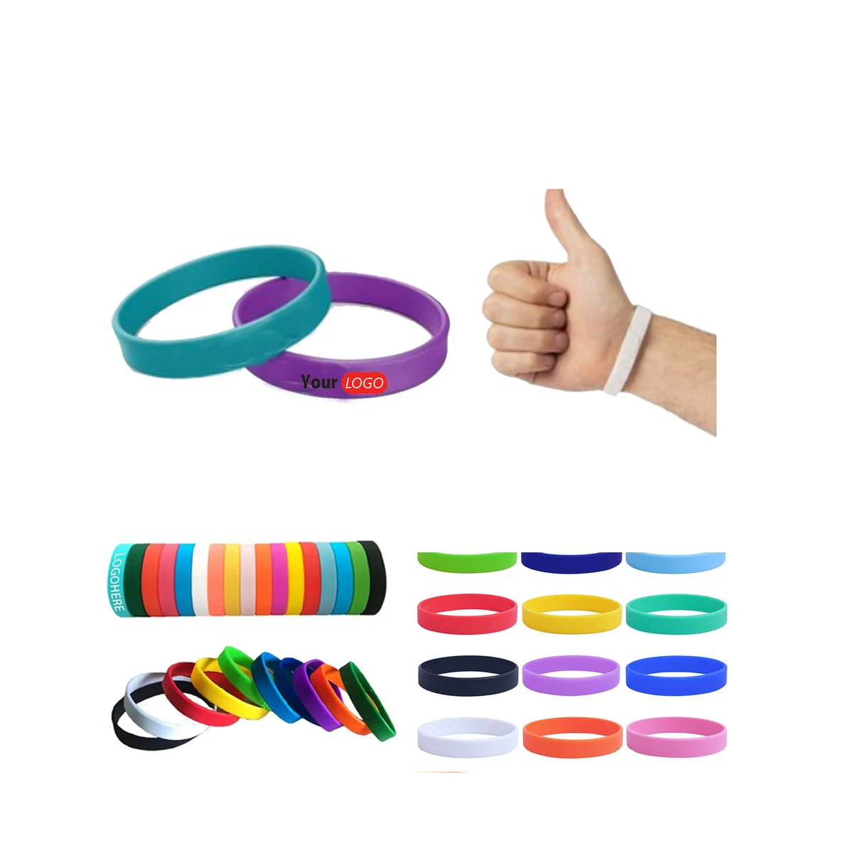Custom Printed Silicone Bracelets 1