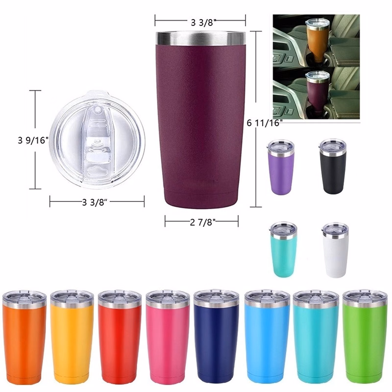 20 oz Double Wall Stainless Steel Insulated Tumbler