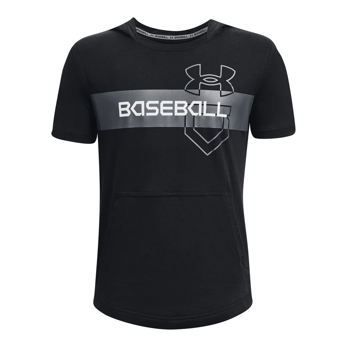 UA Baseball Short Sleeve Boys' Hoodie 1