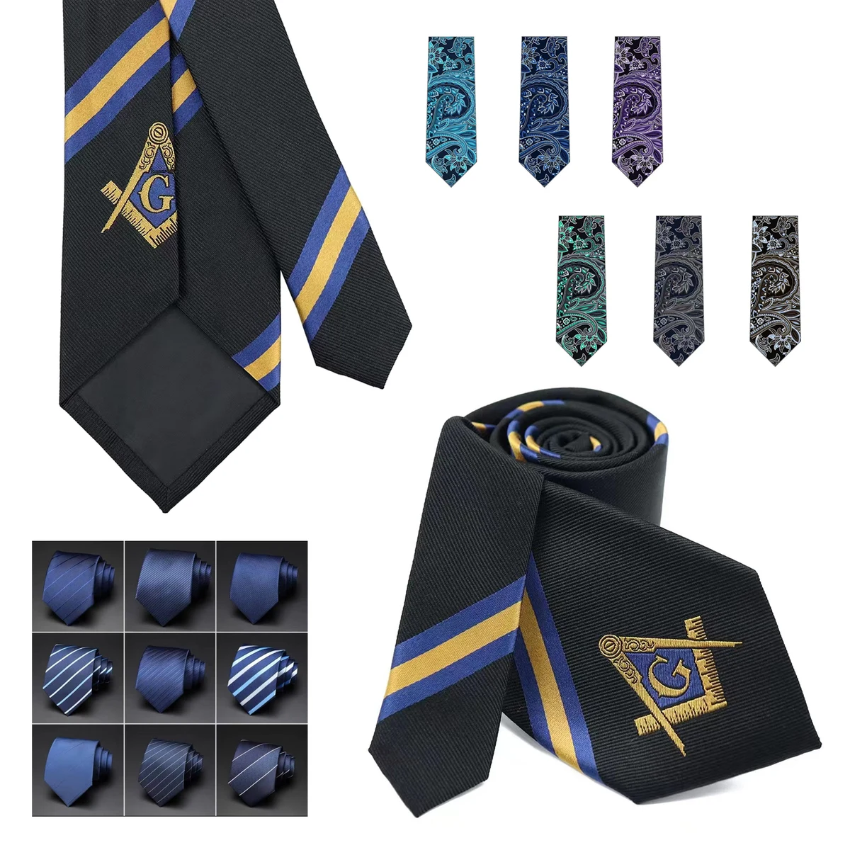 Custom Logo Woven Micro Fiber Adult Neck Tie 1