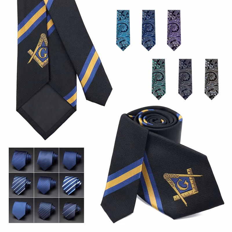 Custom Logo Woven Micro Fiber Adult Neck Tie