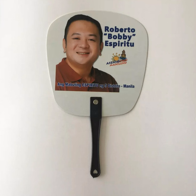 Advertising hand fan