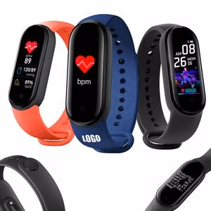 Detachable Fitness Tracker Smart Watch With Magnetic Charging Cable