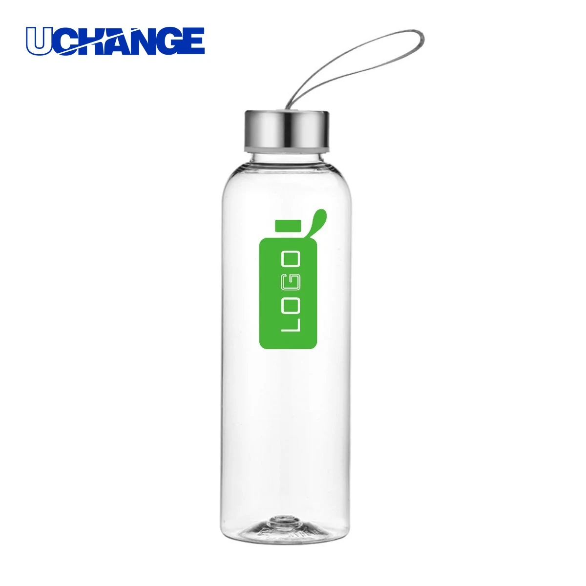 Transparent Portable Clear Water Bottle (10 Oz) 1