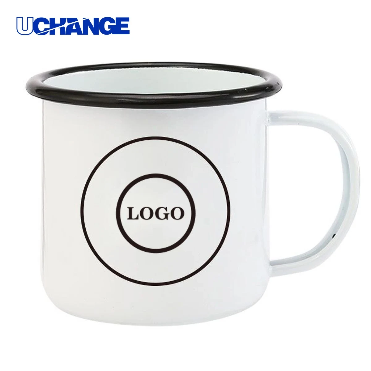 Reusable Enamel Cup Camping Mug Container (12 Oz) 1