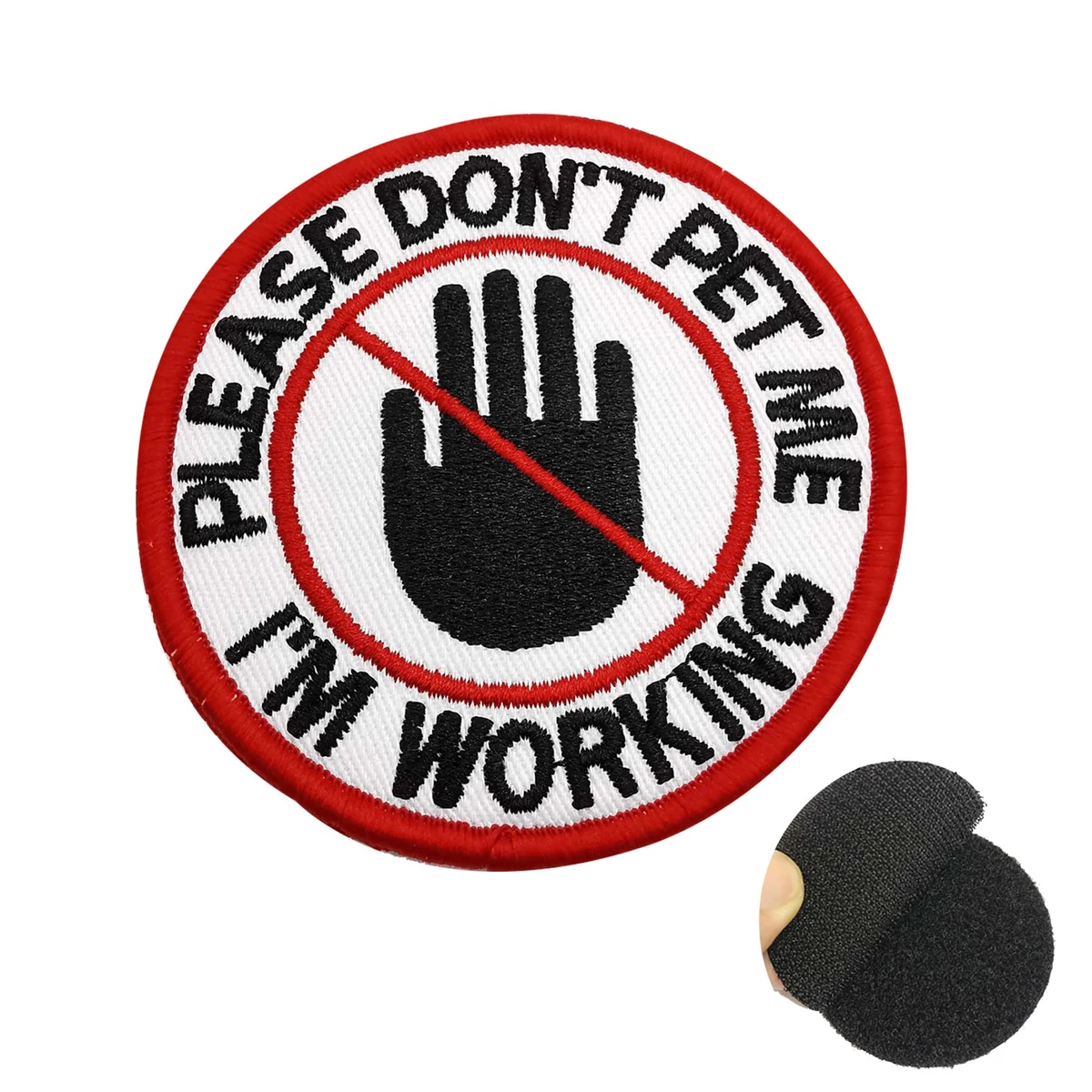 Custom Embroidered Patch With Velcro Back 1