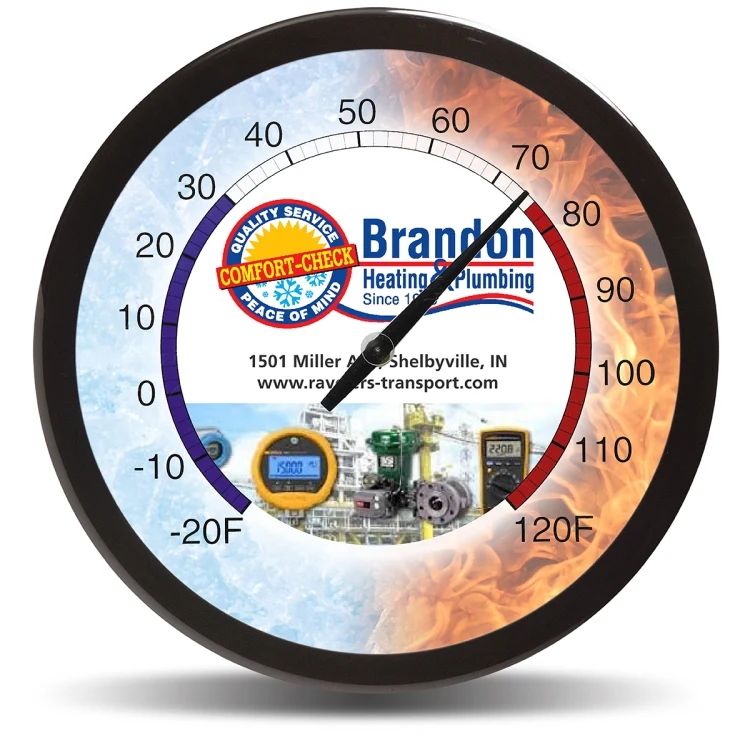 "Caliente" 14" Wall Thermometer 1