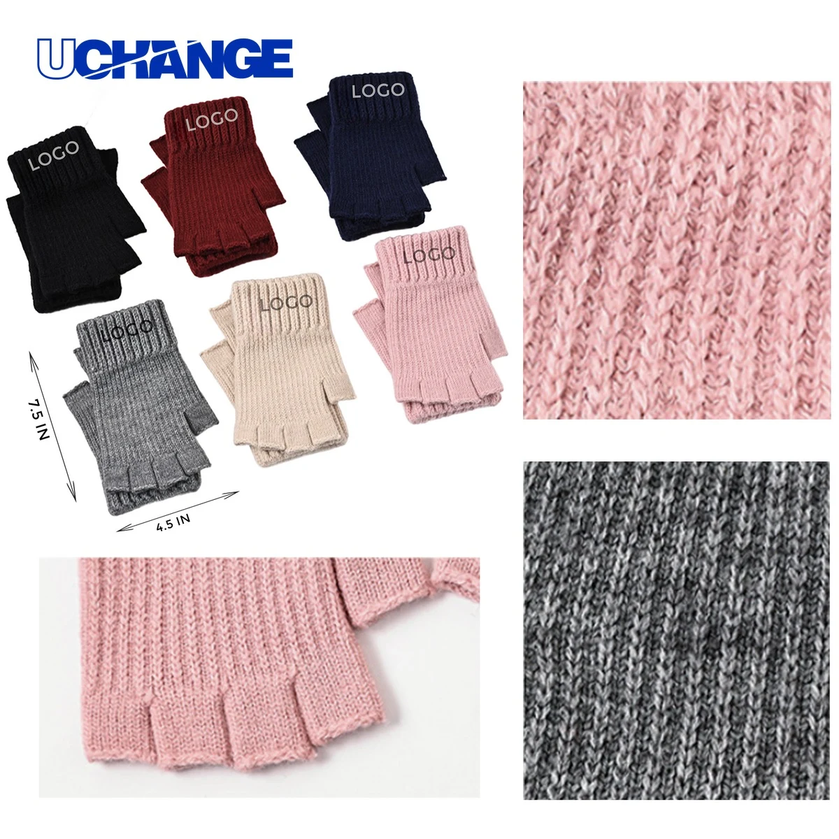 Knitted Fingerless Gloves 1