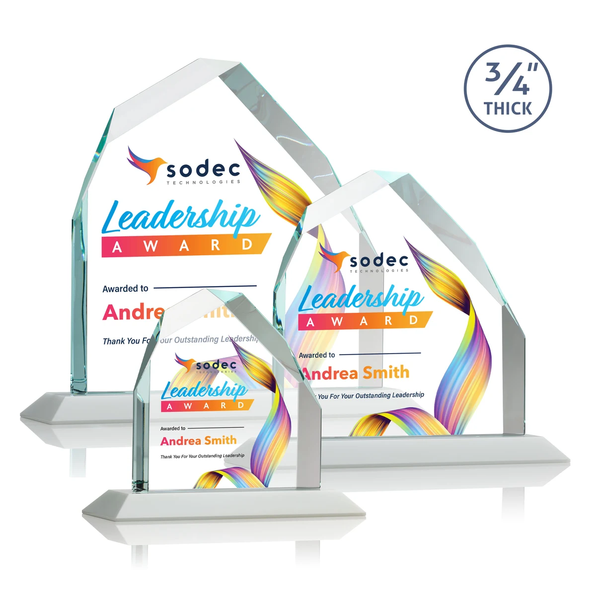 Austere Peak VividPrint™ Award - White 1