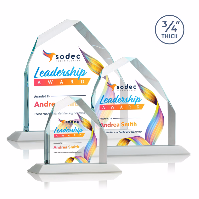 Austere Peak VividPrint™ Award - White