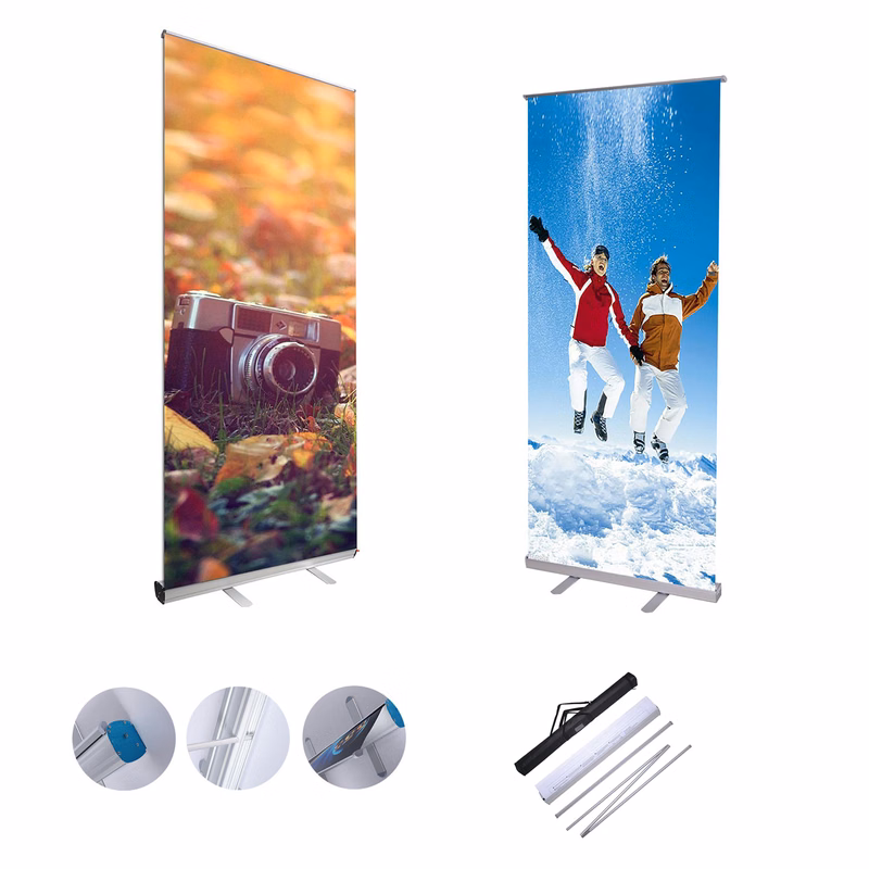 Retractable Banner Stand 33" x 79" Customizable