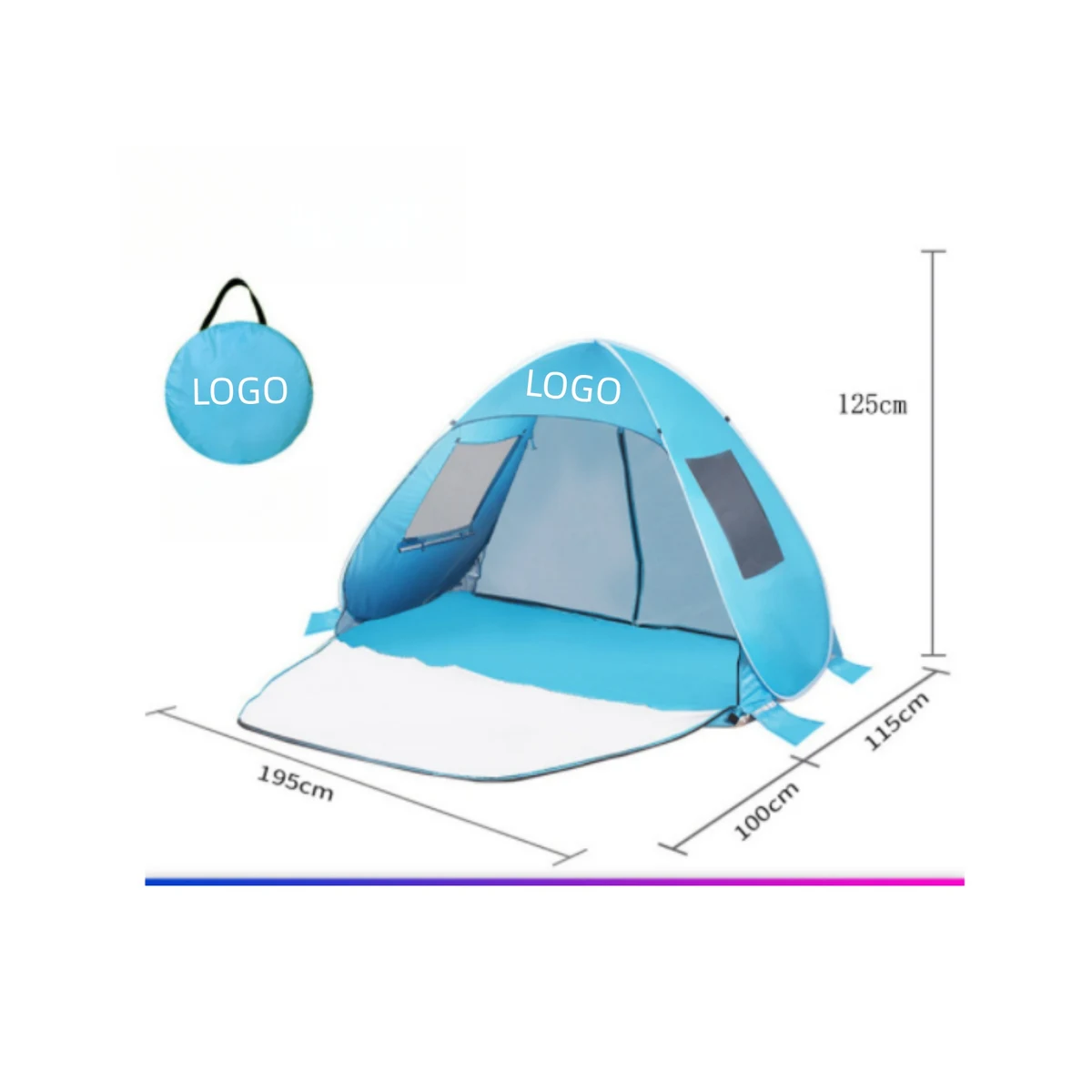 Beach Shade Tent for 3/4 Person 1