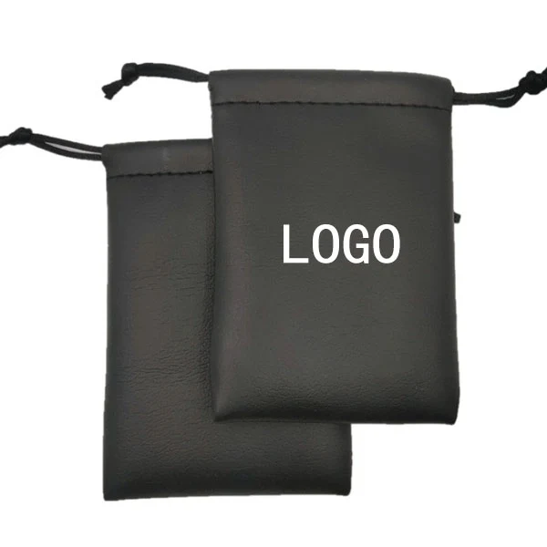 PU Leather Pouches Drawstring Bags 1