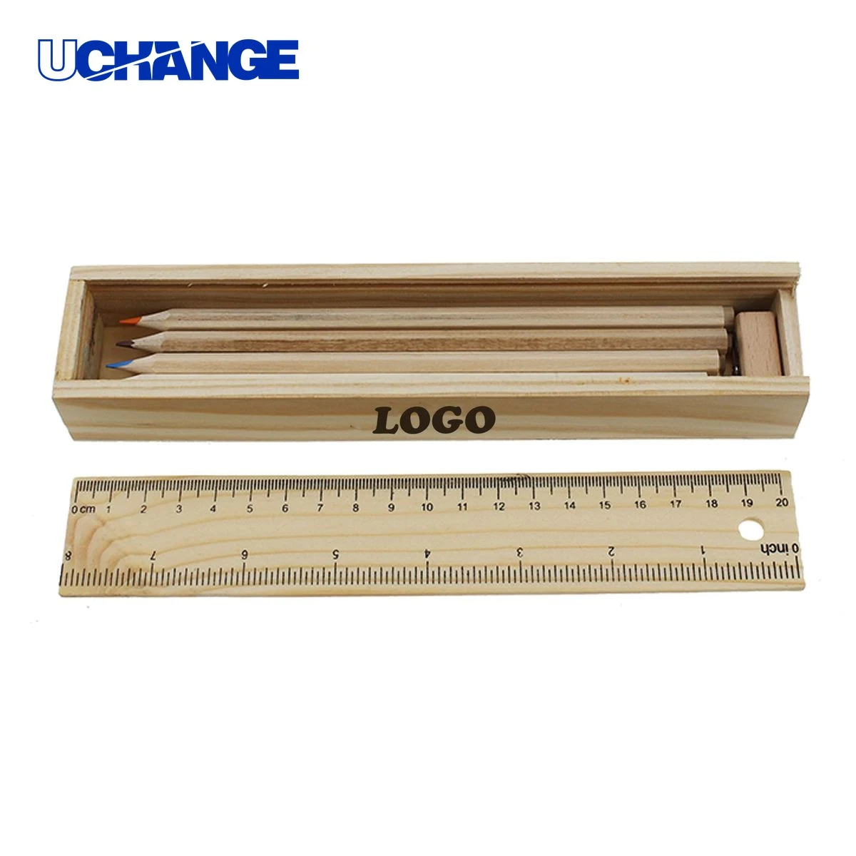 Engraved Timber Coloring Pencil Set for Art 1