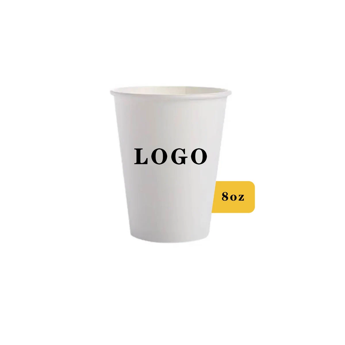 MOQ 100 pcs 8.5oz Hot Drink Paper Cup 1