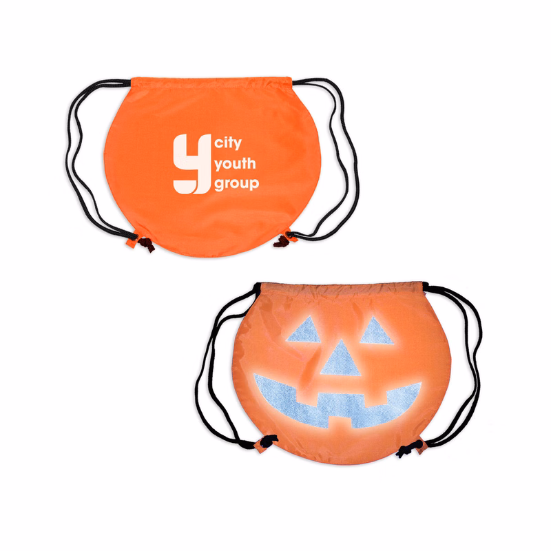 Pumpkin Drawstring Bag