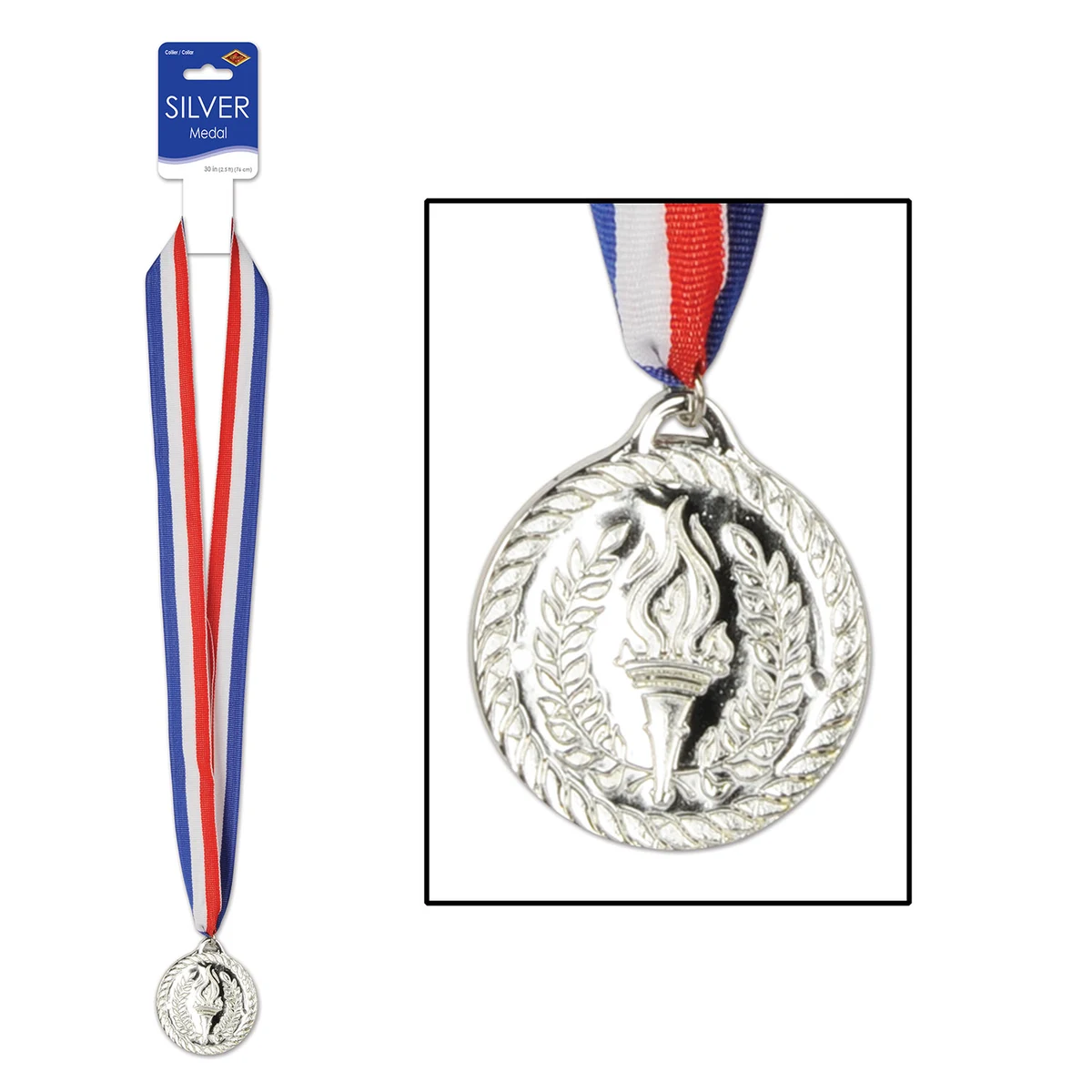 Silver Medal W/Ribbon 1