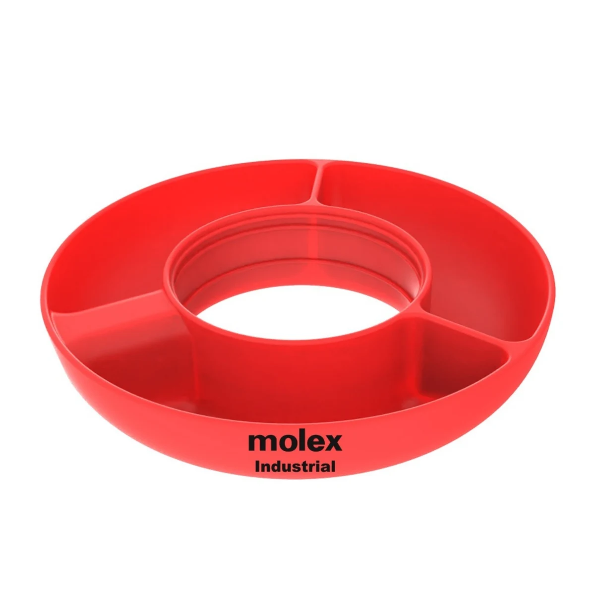 3 Compartment Silicone Snack Tray 1