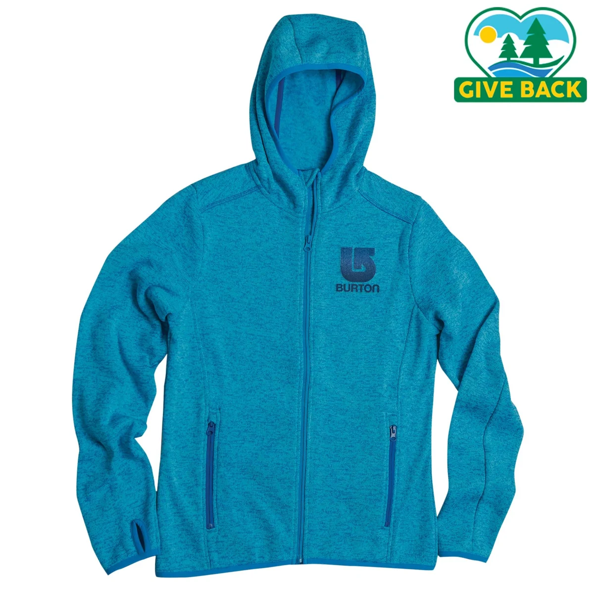 ACE Ladies' Melange Sweater Fleece 1
