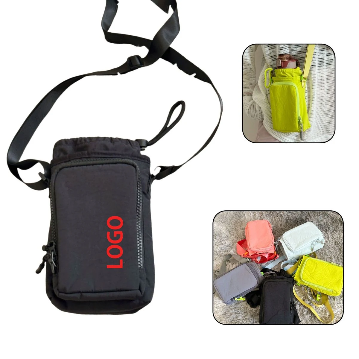 Water bottle shoulder Bag 1