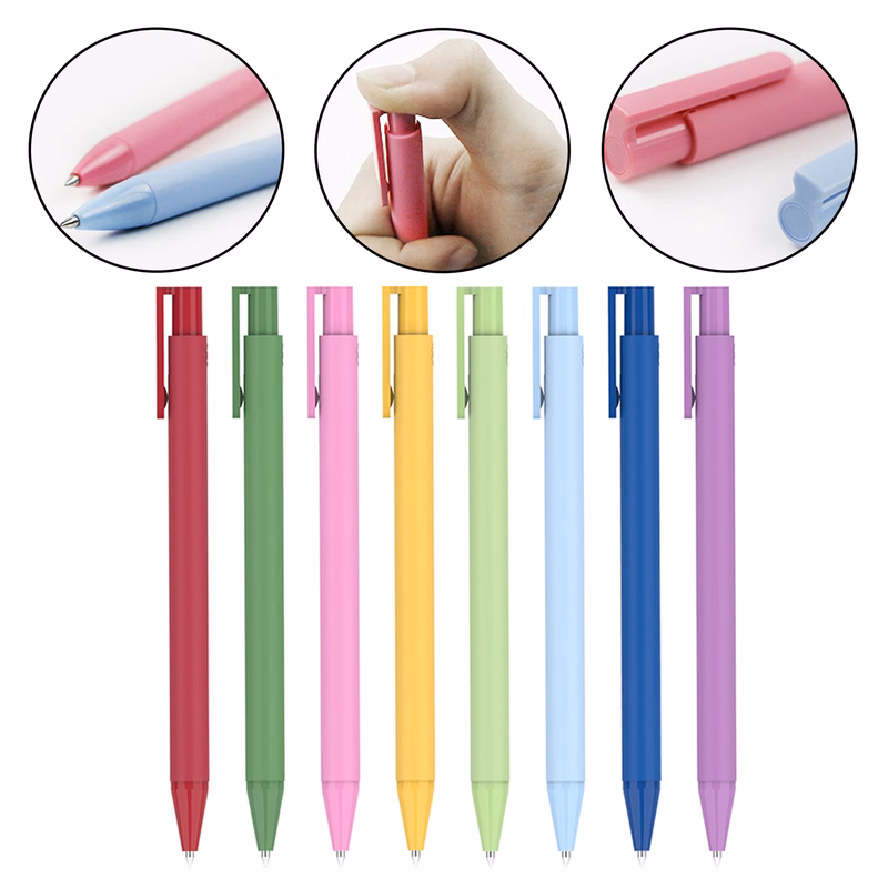 Frosted Plastic Retractable Gel Pens