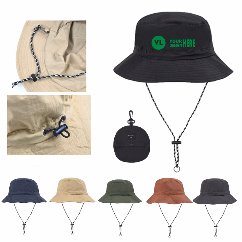 Camping Quick Dry Bucket Hat Customizable Logo
