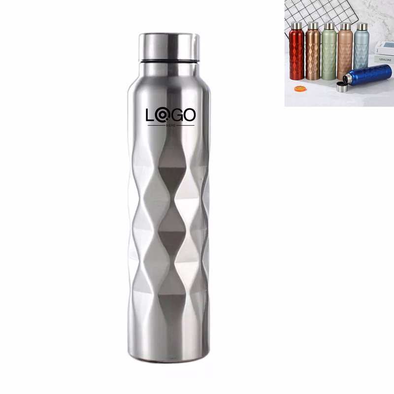 Rhombus Stainless Steel Water Bottle