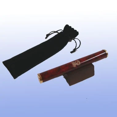 Burgundy Marbleized Brass Kaleidoscope 1