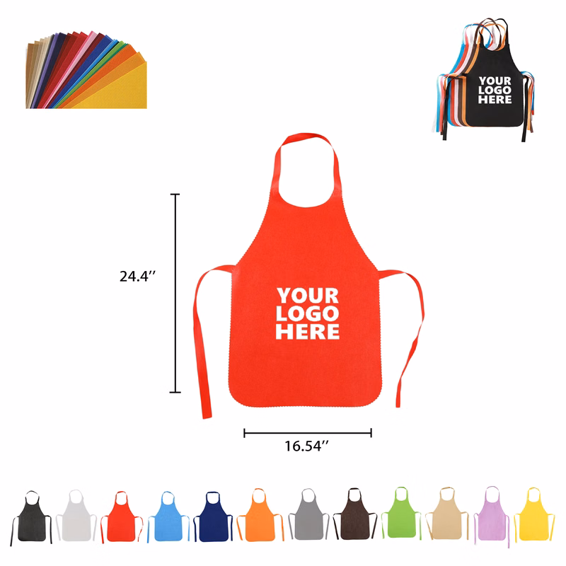 Lightweight Non-Woven Disposable Service Apron