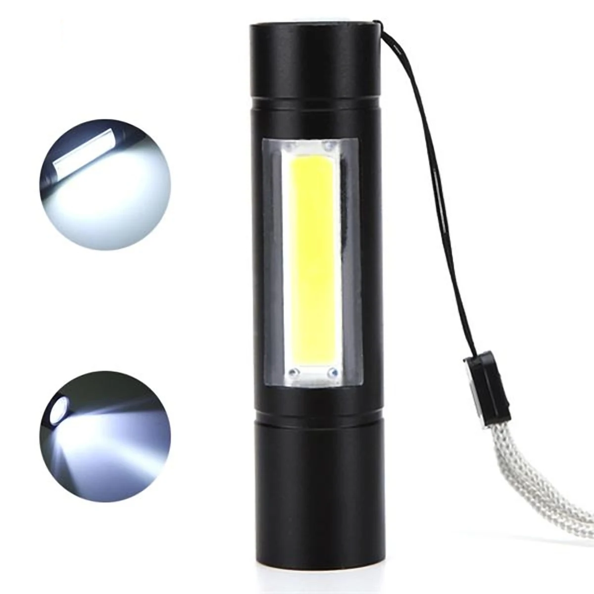 Compact Tactical LED Flashlight w/COB Technology 1